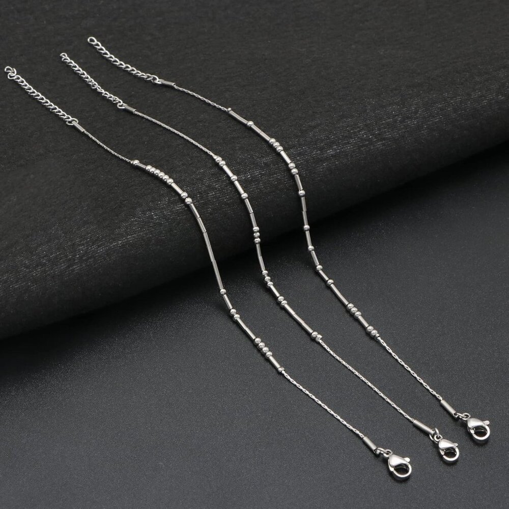 Inspirational Morse Code Bracelets For Women Silv… - image 4